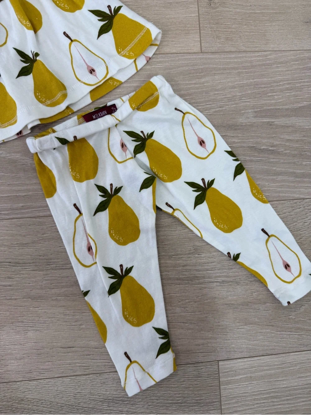 Milkbarn Pear Long Sleeve Two Piece Set